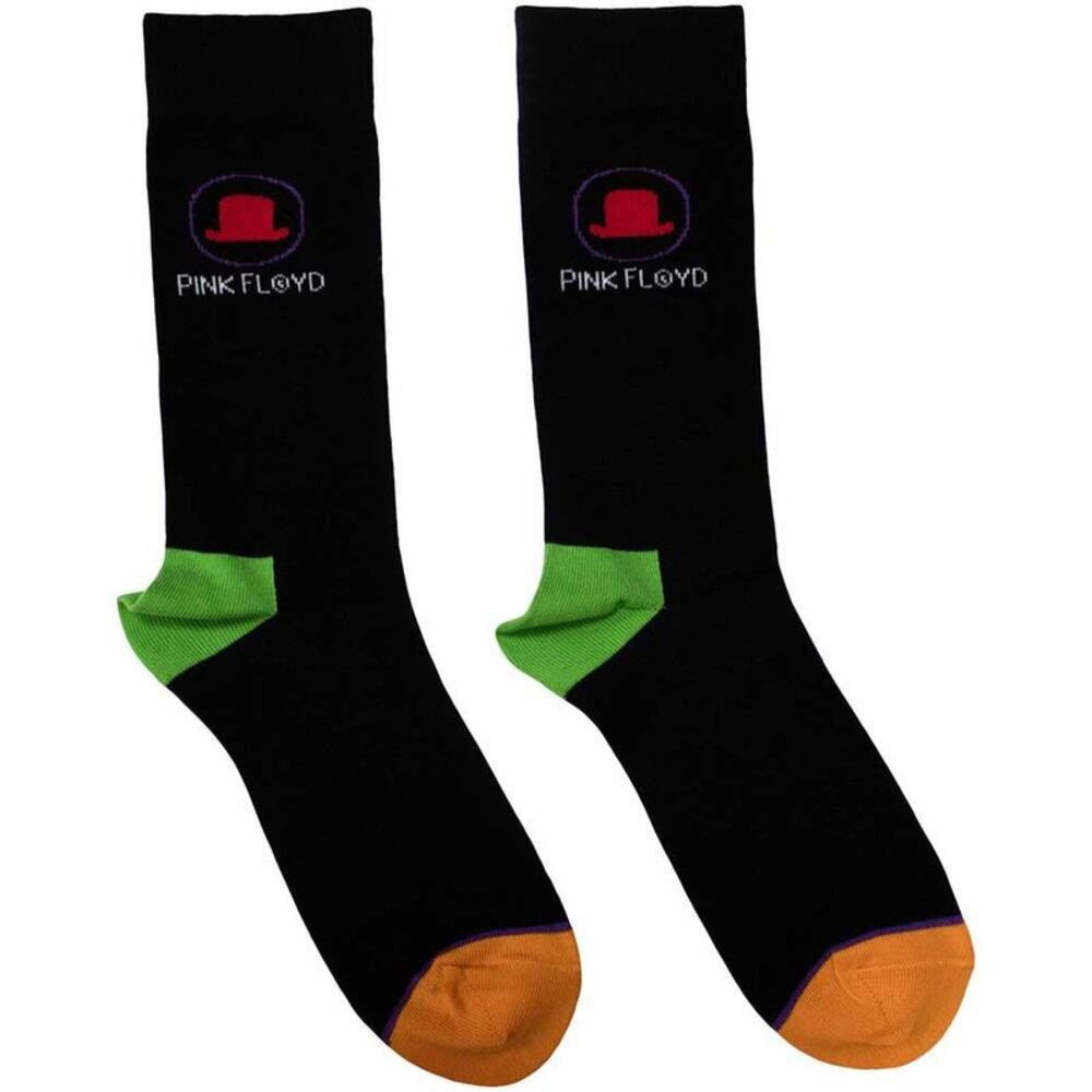 Pink Floyd Unisex Adult Bowler Hat Socks / Black